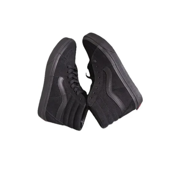 NWOB vans | Sk8-Hi Skate Shoe - Black Monochrome | Unisex W 7.5/M 6 - Picture 7 of 11
